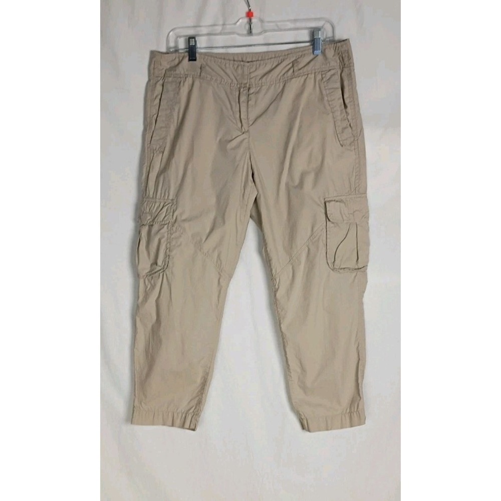 LOFT Outlet Women's Capris Beige Size 8P Cargo Pants